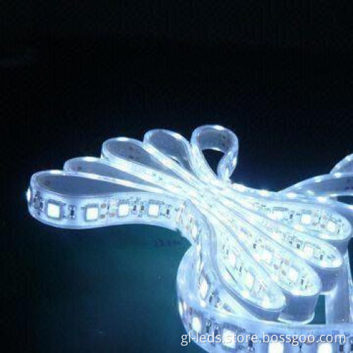 Water-resistant LED Strip Light with 12 to 24V DC Input Voltages and RoHS/CE Marks